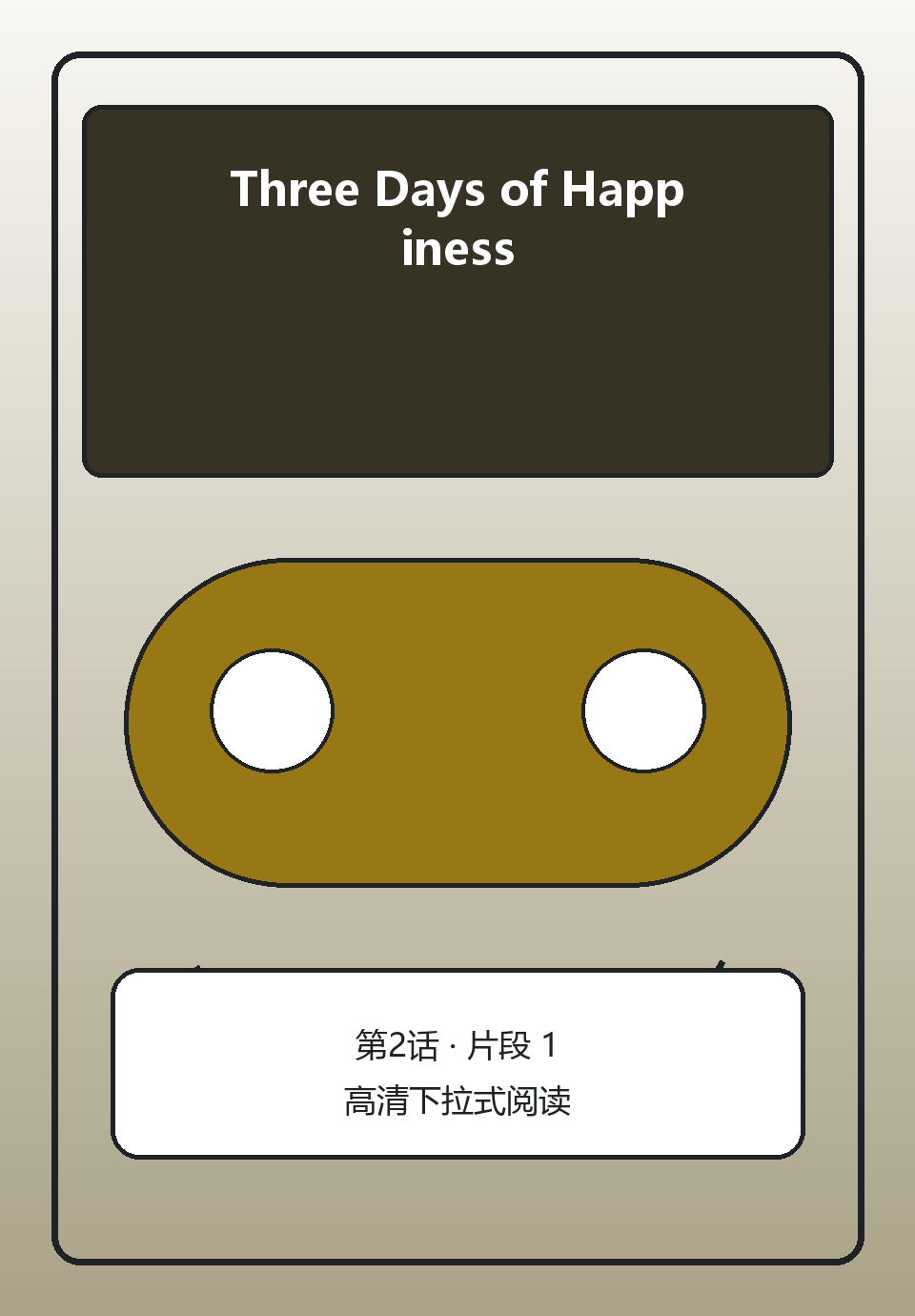 Three Days of Happiness第2话第1页